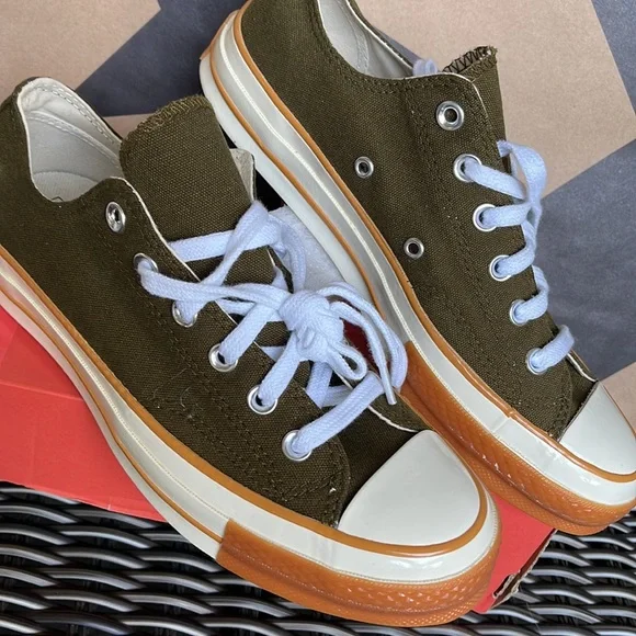 Converse CHUCK 70 OX WMNS surplus olive/egret/gum honey - Picture 8 of 16